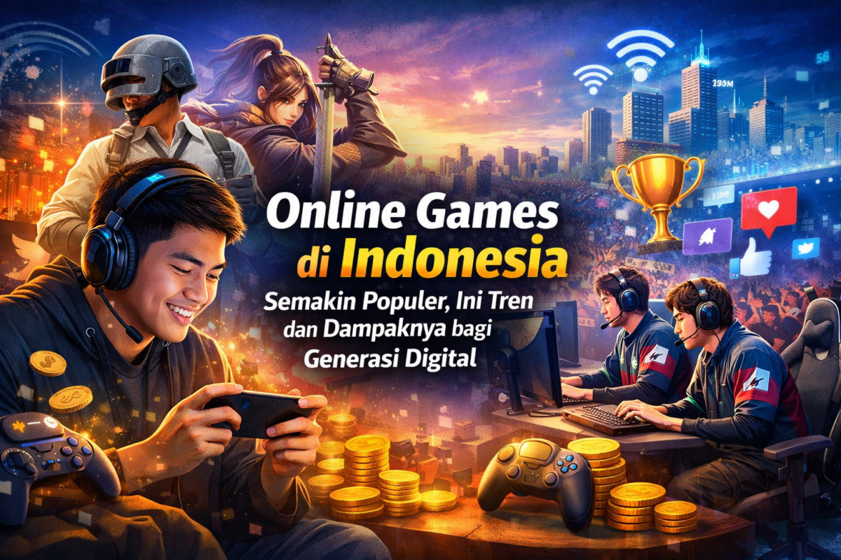 Online Games di Indonesia Semakin Populer, Ini Tren dan Dampaknya bagi Generasi Digital