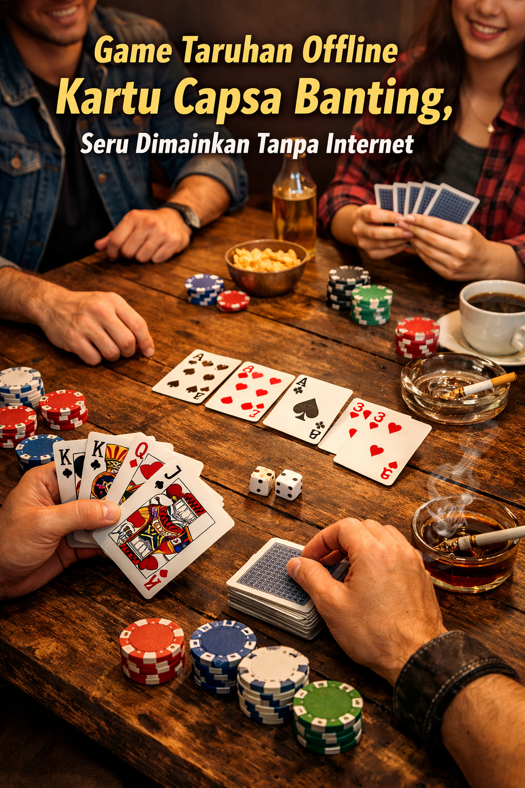Game Taruhan Offline Kartu Capsa Banting, Seru Dimainkan Tanpa Internet